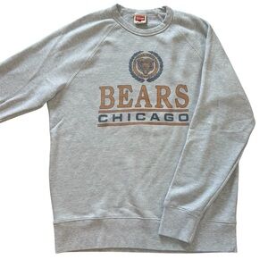 Chicago Bears NFL Football Men’s Gray Crewneck Pullover Sweatshirt Comfy size L